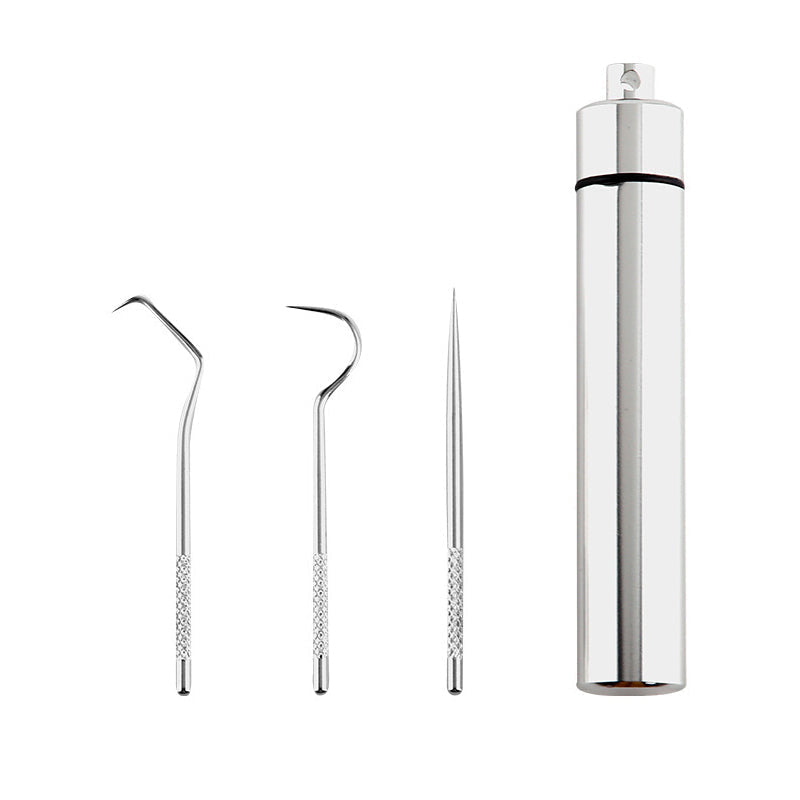 Conjunto Dentisafe de 7 peças para limpeza dentária em aço inoxidável