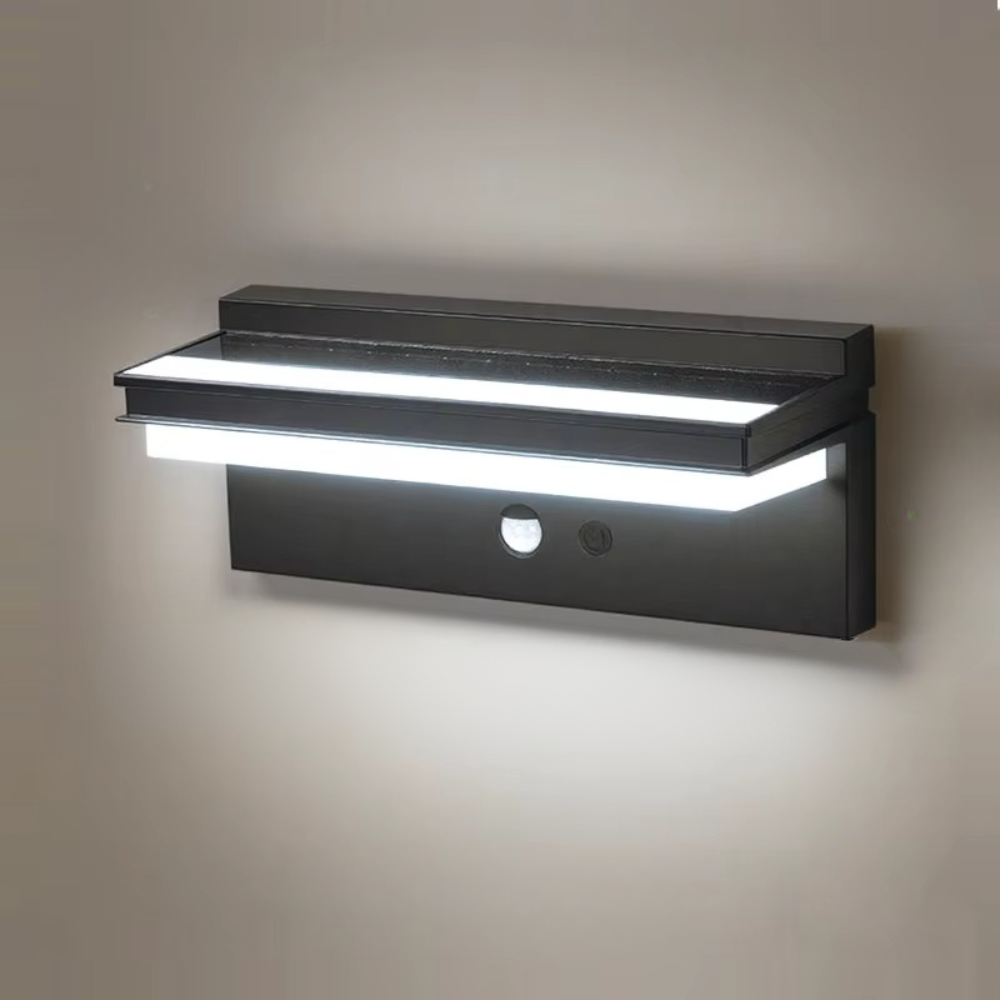 Led-wandlamp op zonne-energie — sensorgestuurd, IPX5-gecertificeerd
