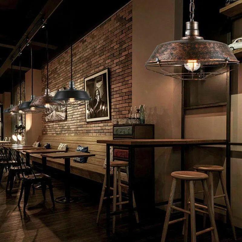 Epoch Rustic Black Industrial Pendant Light Shade | ventumra