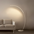 Lumera Minimalist Arc LED Floor Lamp For Living Room