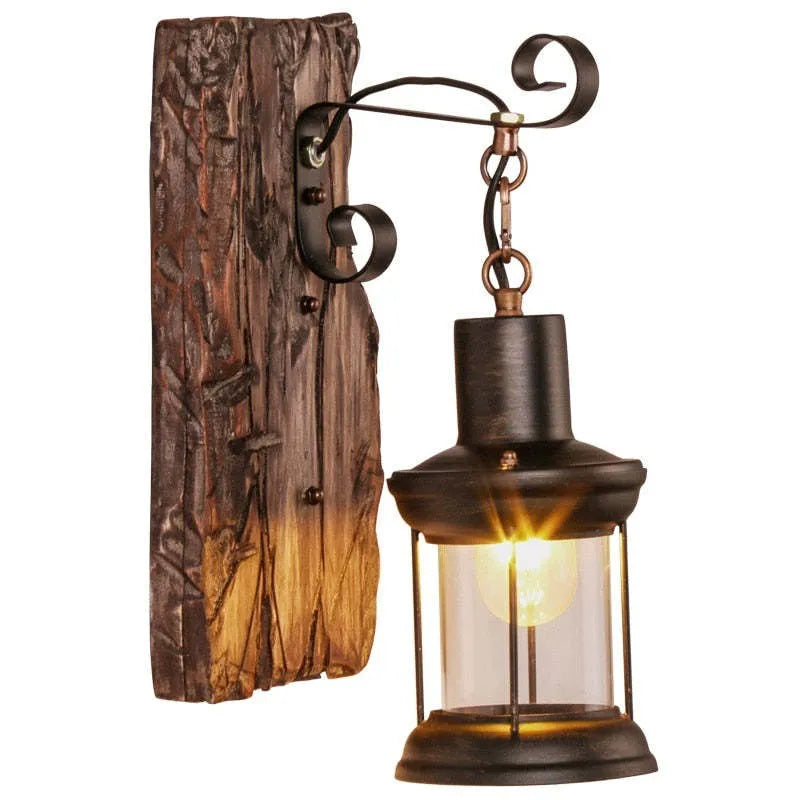 Austin Vintage Lantern Metal Classic Industrial Wall Lamp | ventumra