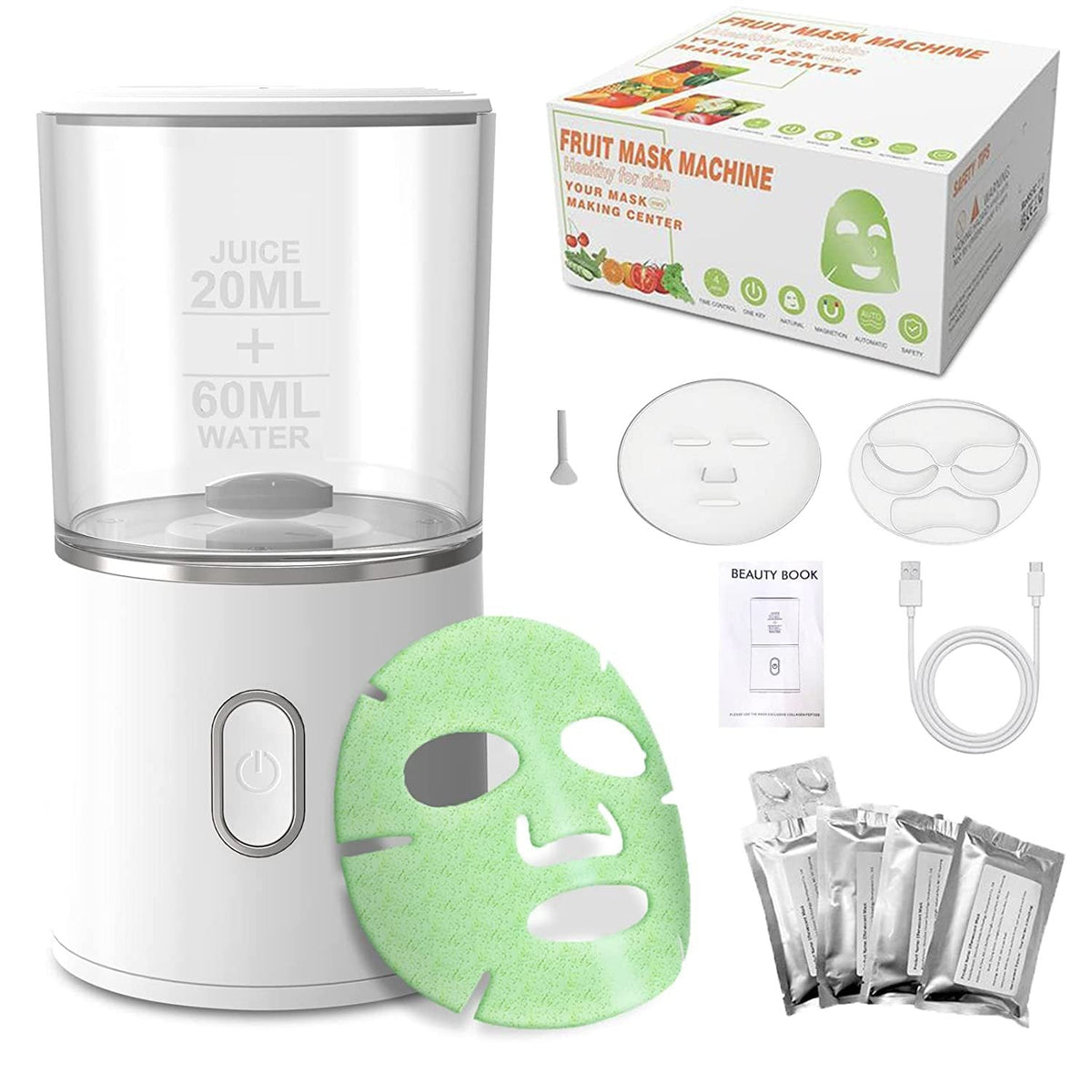 Máquina inteligente para mascarillas faciales — Temporizador de 4 minutos, alerta sonora