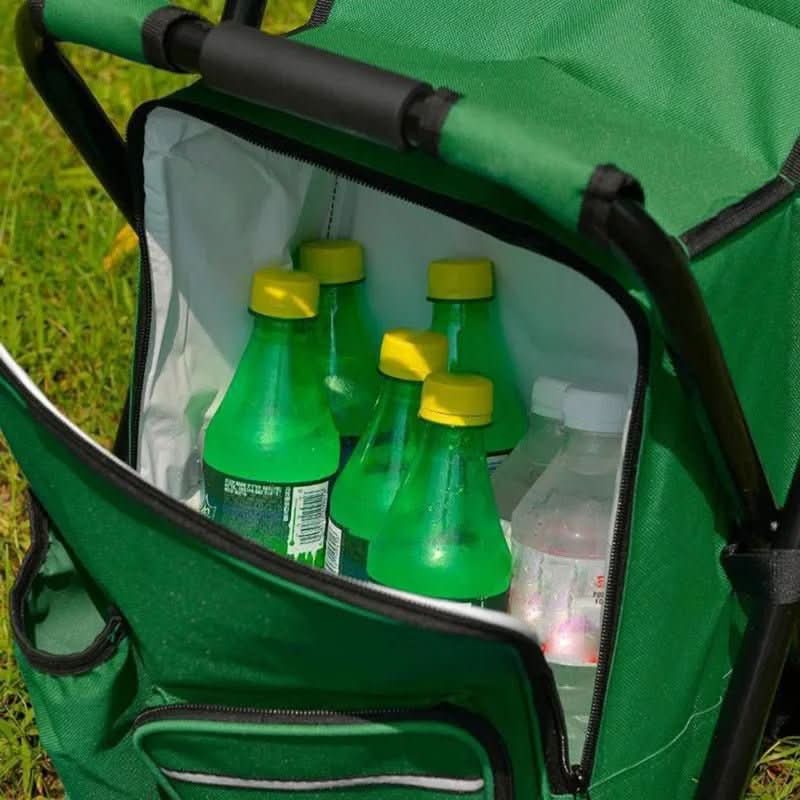 Mochila de camuflagem 3 em 1 CamoMate — cadeira dobrável e saco térmico integrados