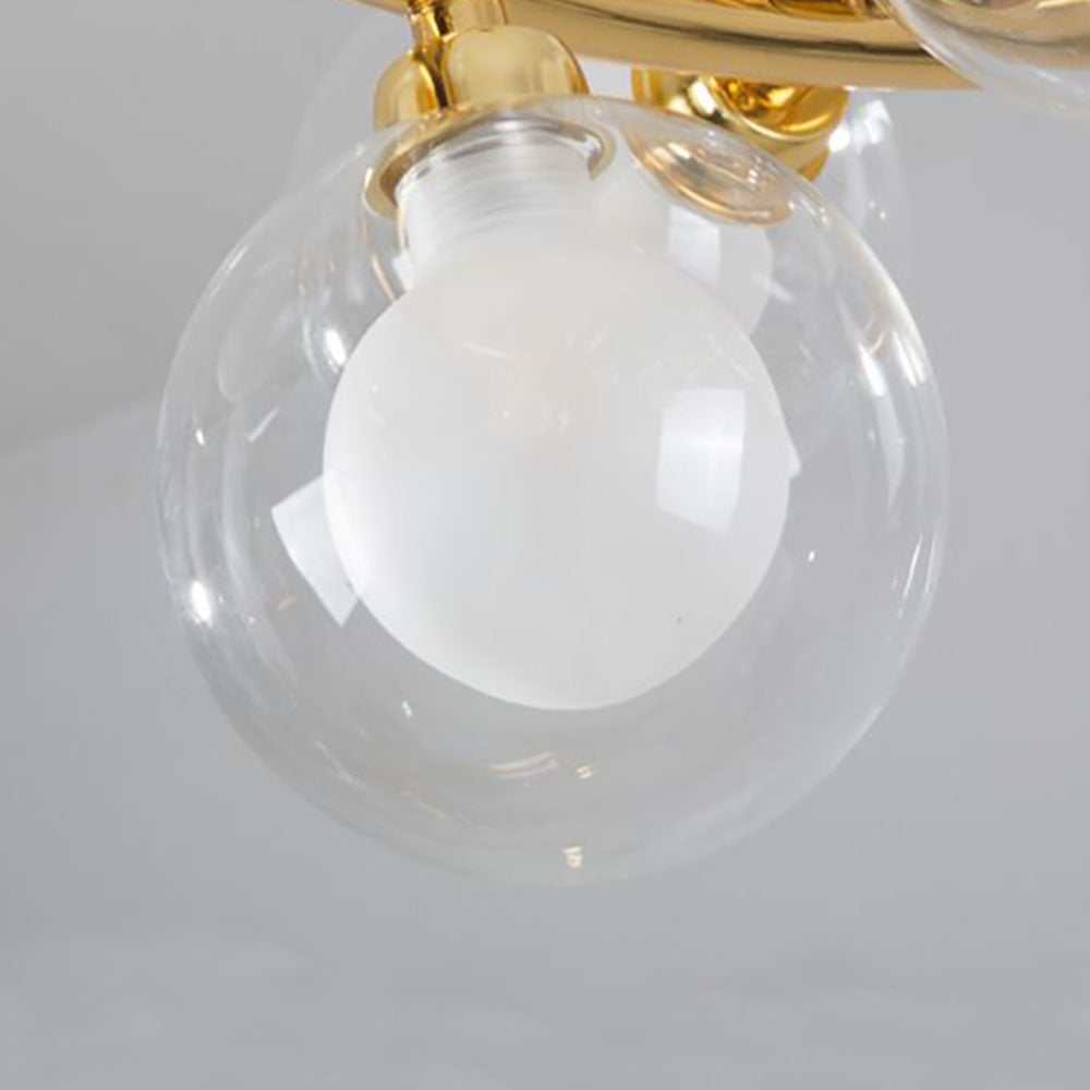 Valentina Modern Gold Bubble Pendant Light, Metal & Glass | ventumra