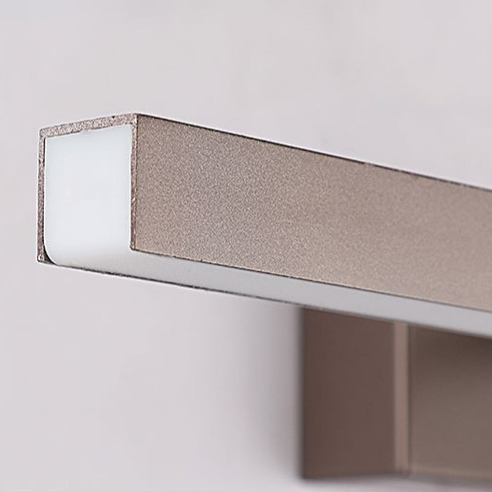 Arisha LED Rotatable Mirror Front Vanity Wall Lamp, Metal, Bathroom | ventumra