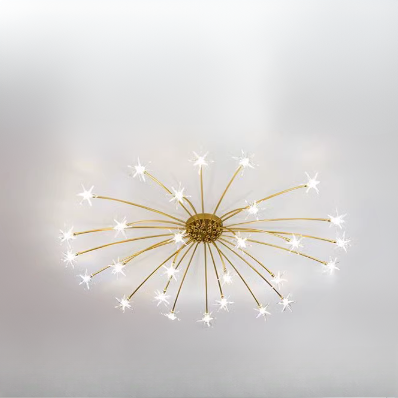 Arisha Art Deco Starry  Flush Mount Ceiling Light | ventumra