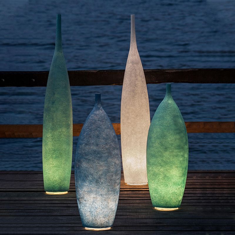 Byers Creative Bottle Resin Floor Lamp, Multi Colors, Hotel - Neutralighting