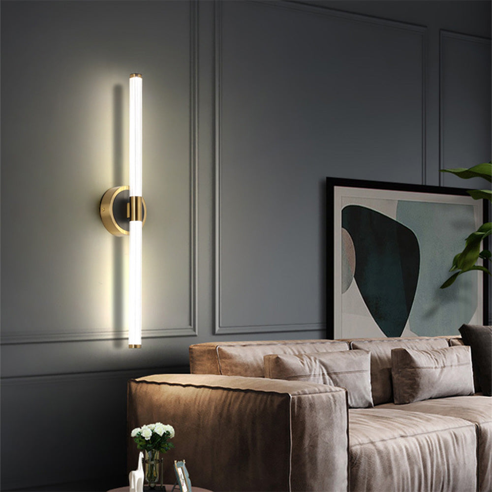 Arisha Designer lineaire spiegel-wandlamp voor boven de wastafel | ventumra