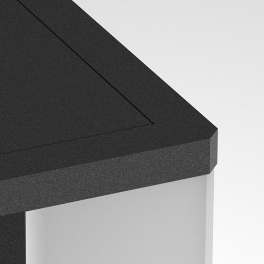 Aria Modern Square Metal Outdoor Light Post | ventumra