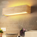 Muto Modern Wooden LED Indoor Wall Light, Bedroom - Neutralighting
