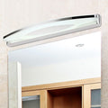 Arisha Minimalist Oval Vanity Wall Lamp, Chrome, Bedroom/Bathroom - Neutralighting