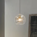 June Glass Globe Pendant Light Clear &Amber - Neutralighting