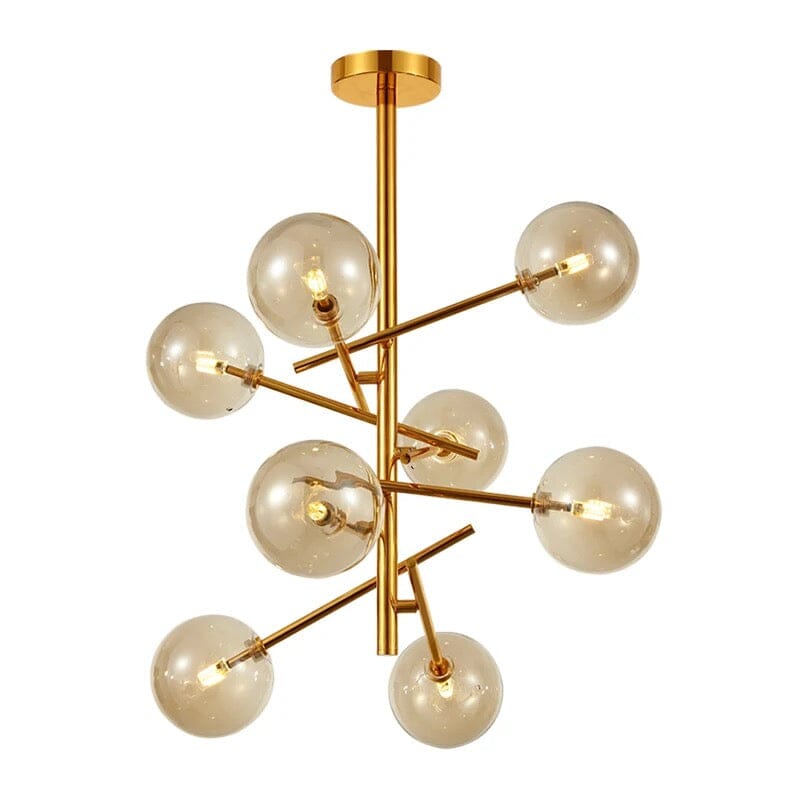 Astra Bubble Pendant Light in Modern Iron Resin Finish