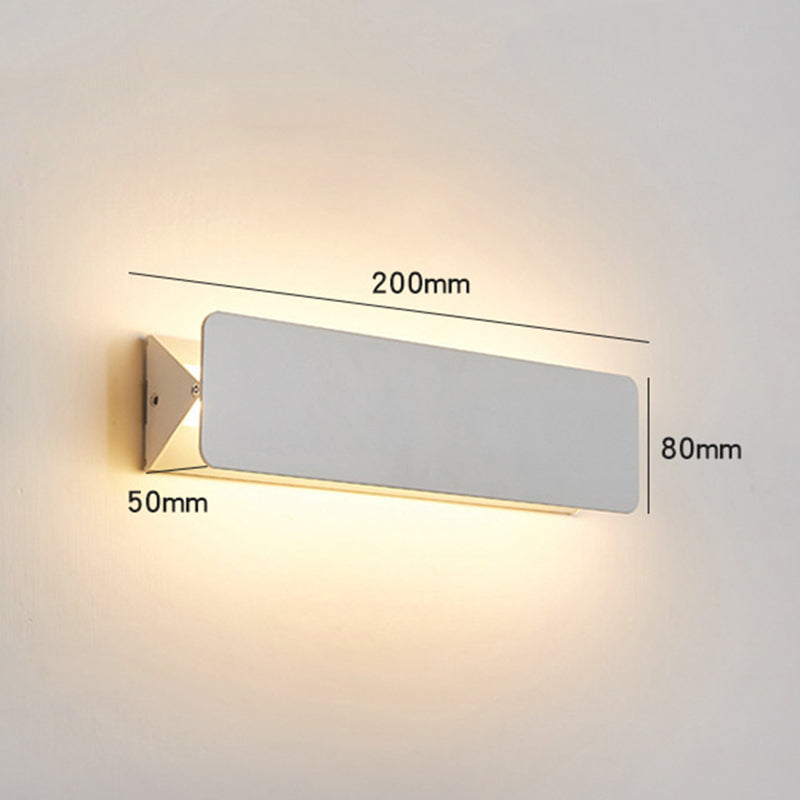 Arisha LED Metal Indoor Wall Lamp Rotatable, White | ventumra