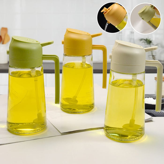 FlexiPour 2-in-1 Oil Dispenser and Kitchen Oil Sprayer