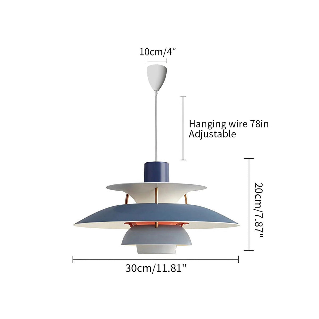 Nordic Style Layered Pendant Lamp Ceiling Light | Ventumra
