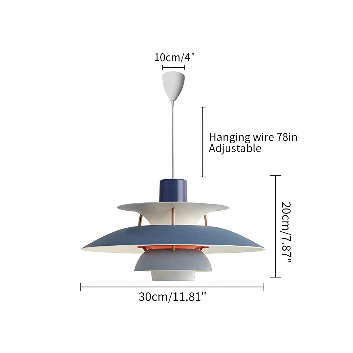 Nordic Style Layered Pendant Lamp Ceiling Light | Ventumra