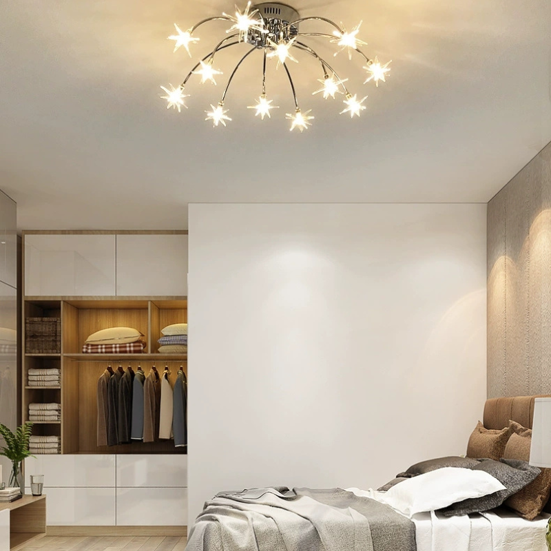 Arisha Art Deco Starry  Flush Mount Ceiling Light | ventumra
