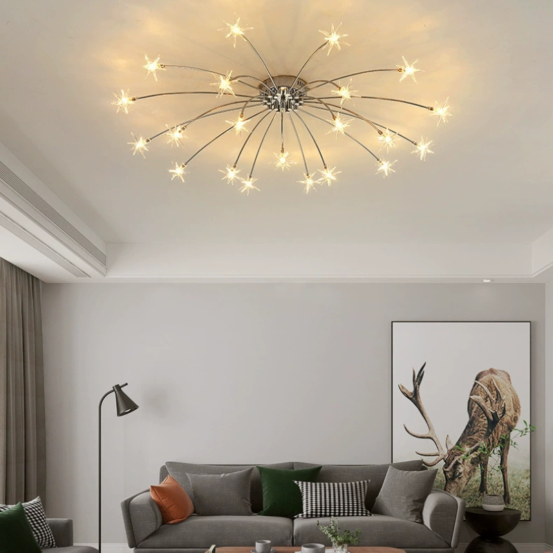Arisha Art Deco Starry  Flush Mount Ceiling Light | ventumra
