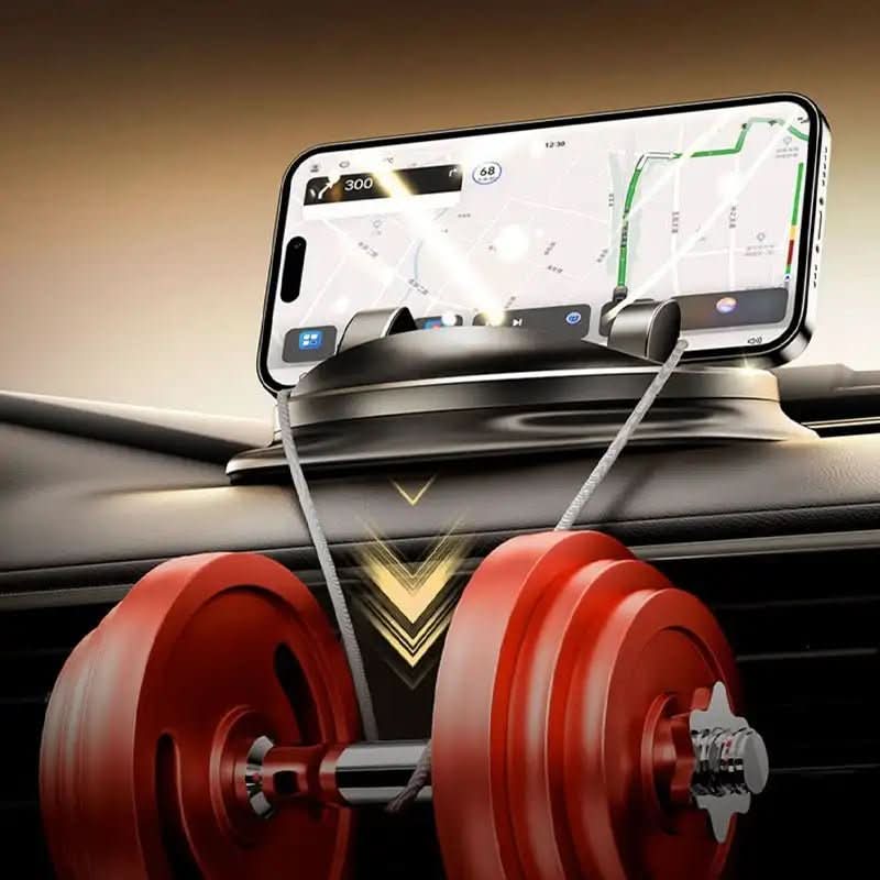 AeroGrip 360 mobiltelefon-tartó — Forgatható rögzítő, matt fekete kivitel