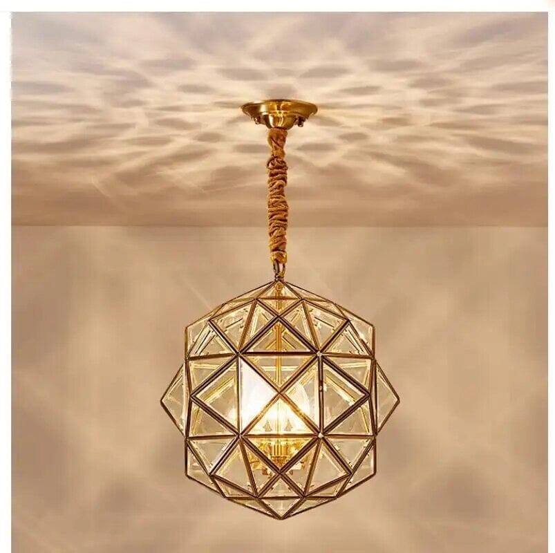 Nyra Prism Glass Pendant Light for Indoor and Outdoor