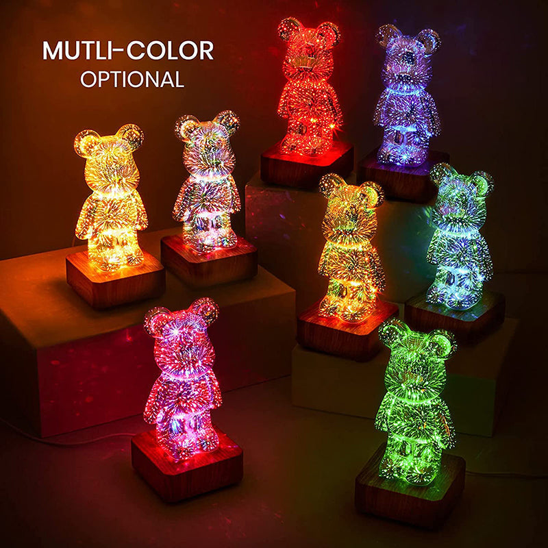 CuddleSpark Bear Glow Lamp for Kids' Rooms and Naps