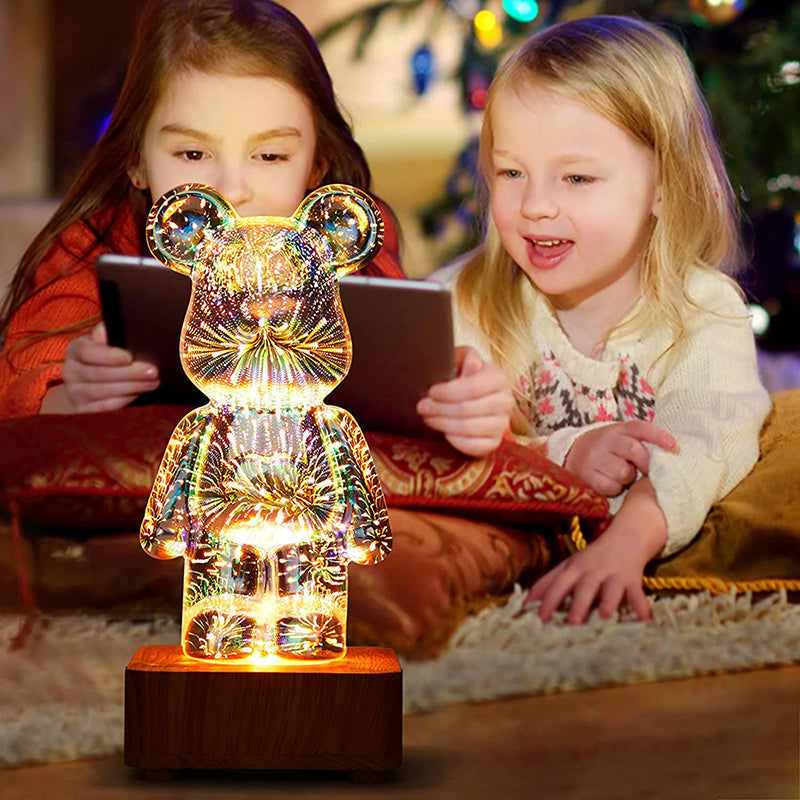 CuddleSpark Bear Glow Lamp for Kids' Rooms and Naps