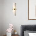 NovaStone | Frosted Glass Tube Wall Lamp in Warm White for Living Room