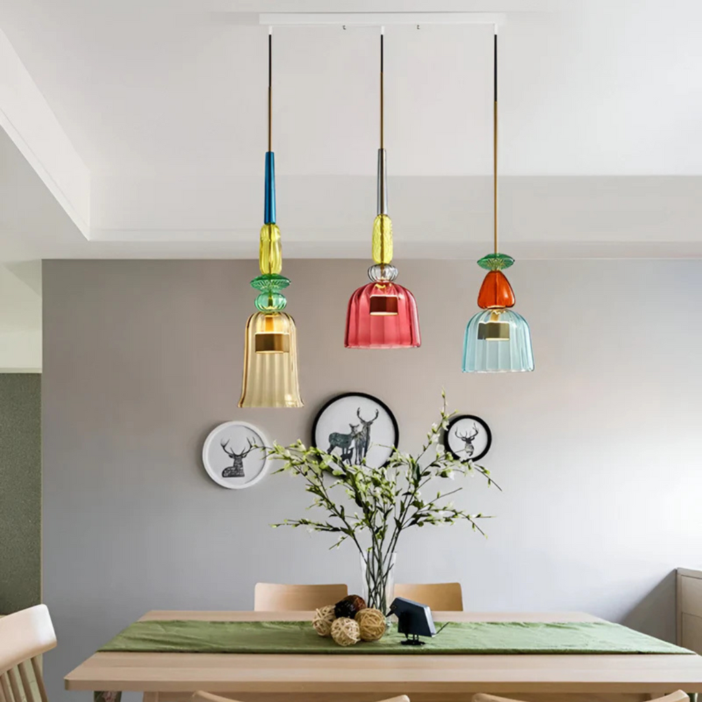 Eloria Colorful Scandinavian Dining Pendant Light