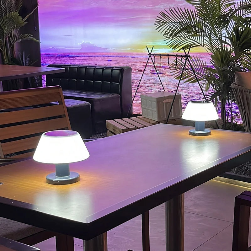 AstraSol Solar Table Lamp LED Wireless Rechargeable IP65 Outdoor
