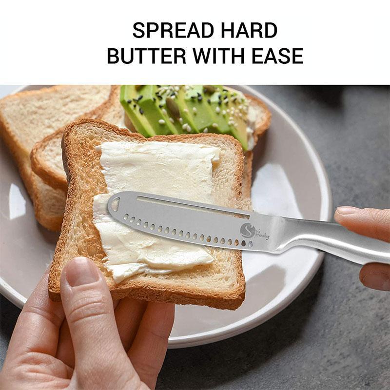 Faca para manteiga ButterProfi em aço inoxidável — para barrar e fazer rosetas