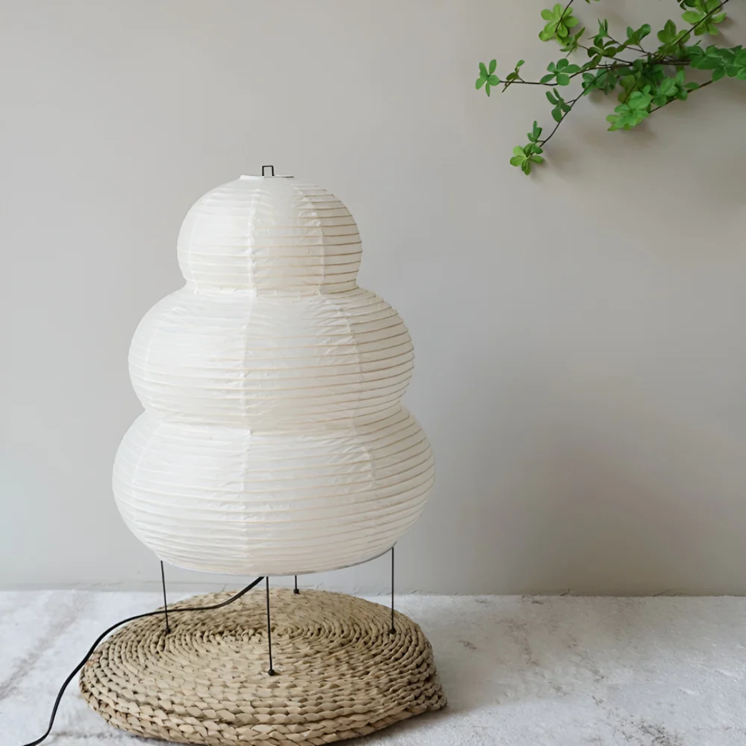 Kasumi Japanese Rice Paper Floor Lamp For Living Room