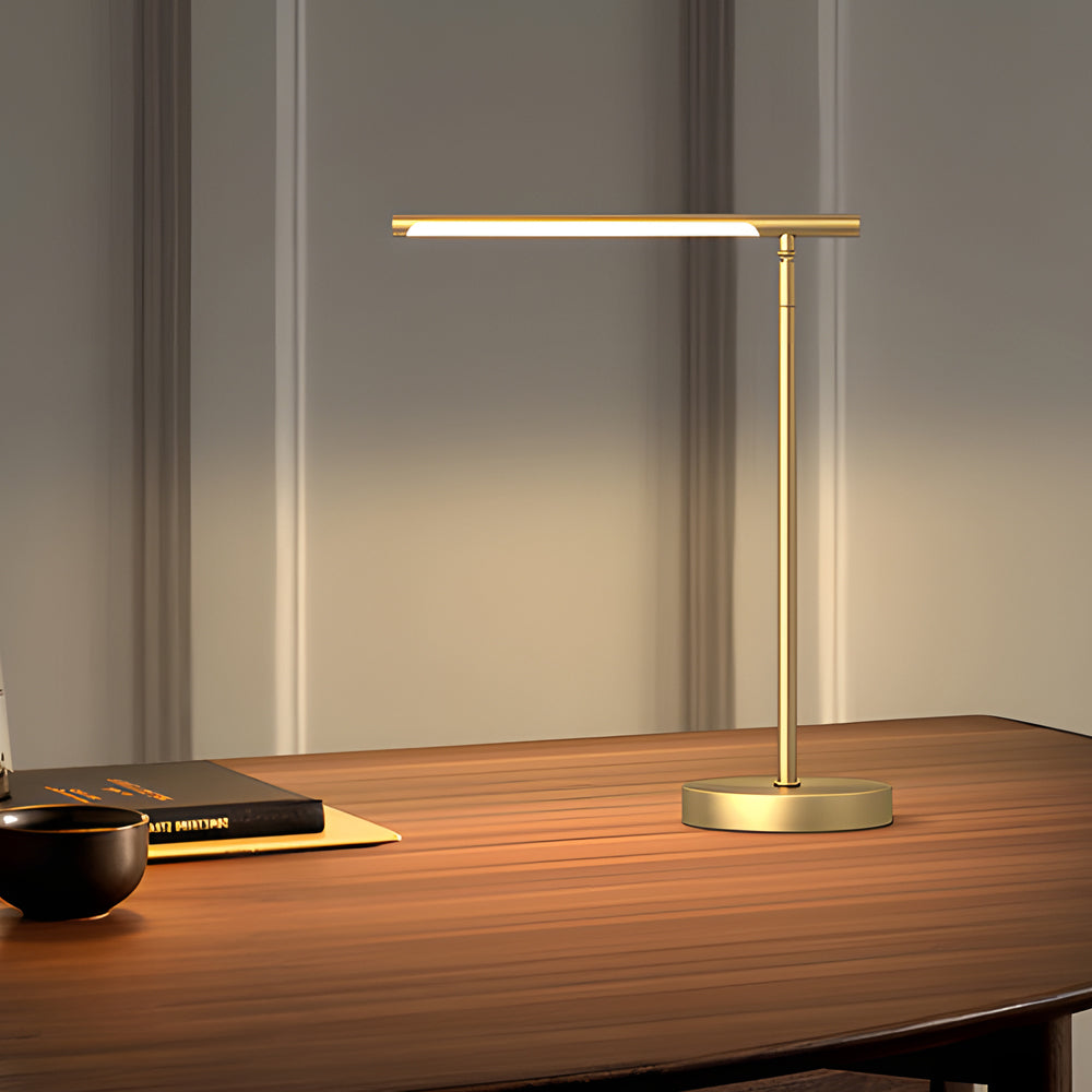 AuricLine | Modern Adjustable Brass & Copper LED Desk Lamp