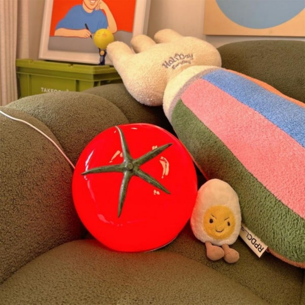 Pomarro Tomato LED Table Lamp Warm Soft Glow Nightlight