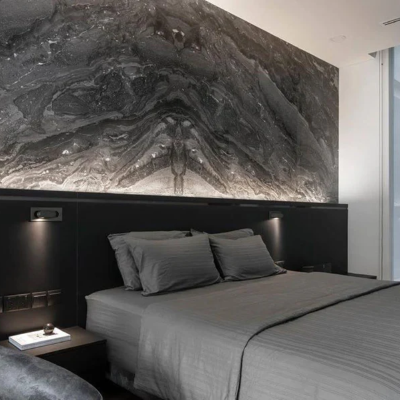 Elyra | Modern LED Bedside Wall Lamp With Ambient Backlight
