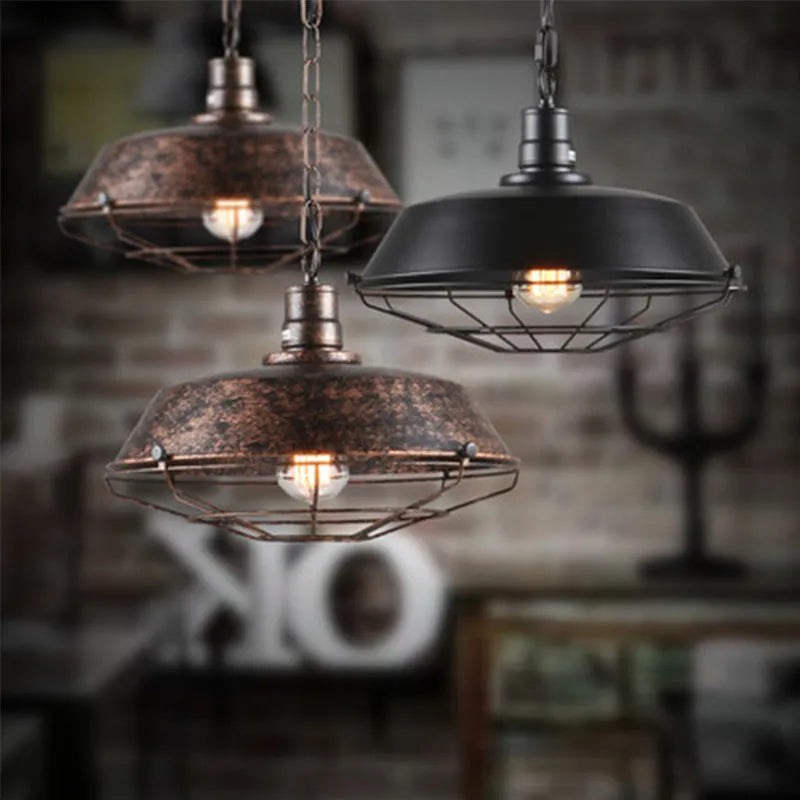 Epoch Rustic Black Industrial Pendant Light Shade | ventumra