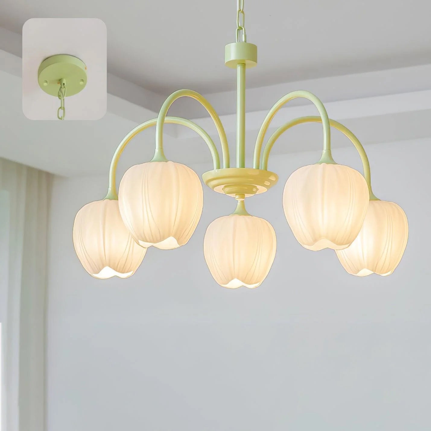 Tulip Fresh Chandeliers Glass | ventumra