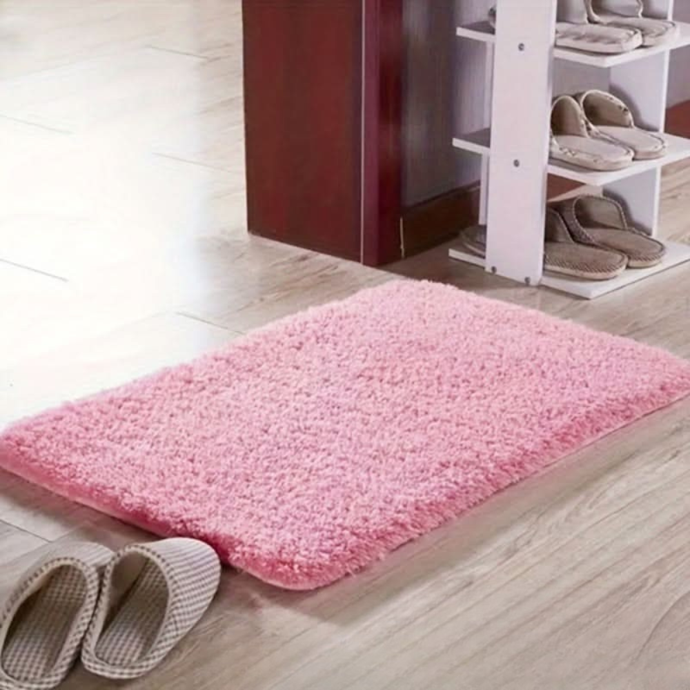 Elegant Soft Absorbent Non-Slip Bath Mat – Thick Comfort