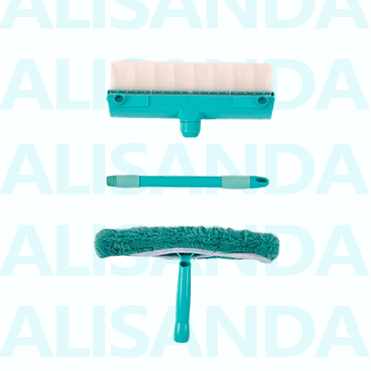 GlanzPro Window Cleaning Set — Sustainable Silicone Squeegee