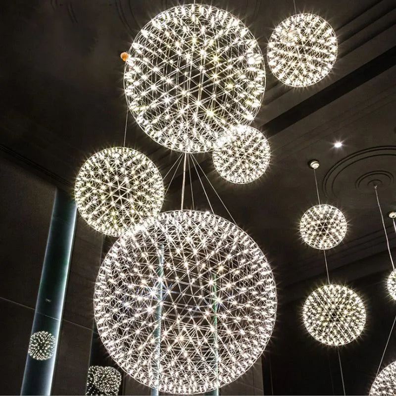 Arisha Firework Art Deco Orbit Shade Pendant Light | ventumra
