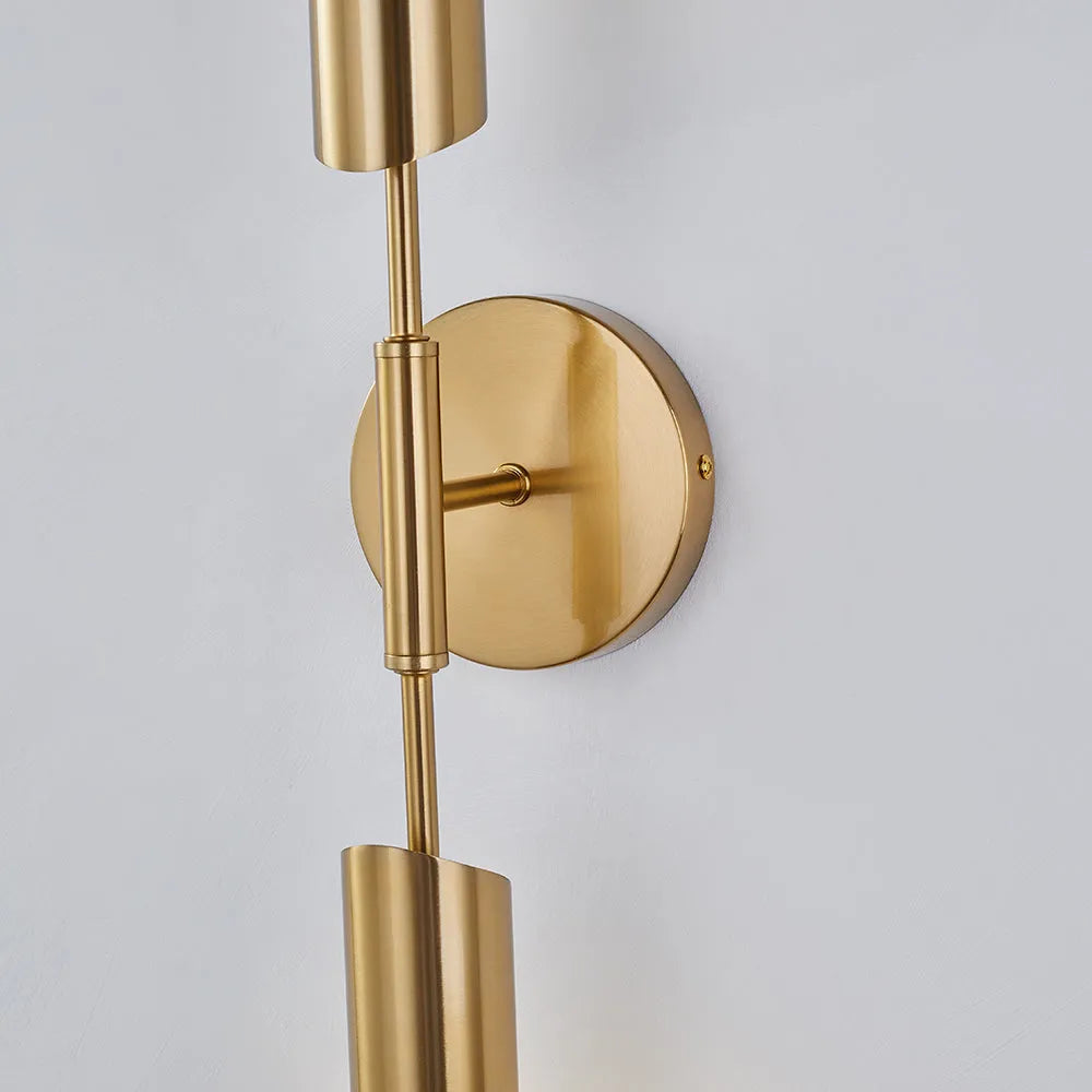 Phira Luxury Double-head Golden Scabbard Wall Lamp | ventumra