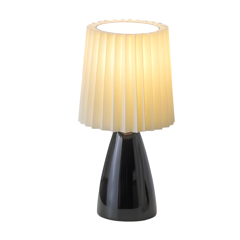 Aurelle | Glass Base Dimmable Desk Lamp With USB Port