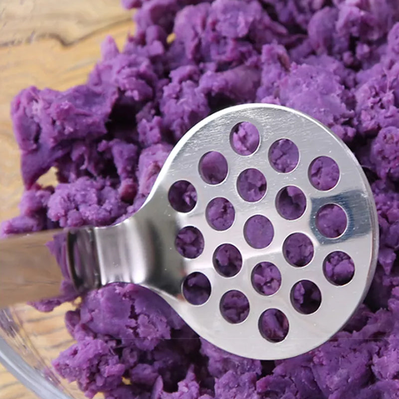 High-Quality Stainless Steel Potato Masher — Easy-Clean Design