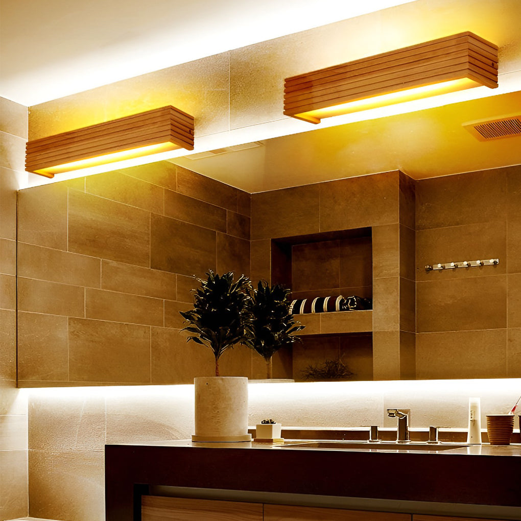 KairoLign Rectangular Waterproof LED Nordic Wall Lamp With Mirror Lighting