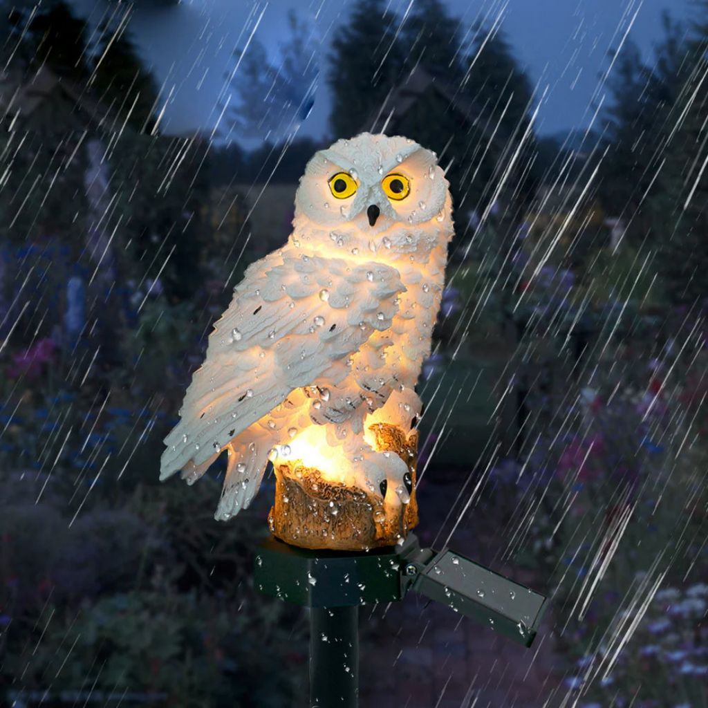 Lunara Solar Owl Garden Lamp For Outdoor Ambient Lighting
