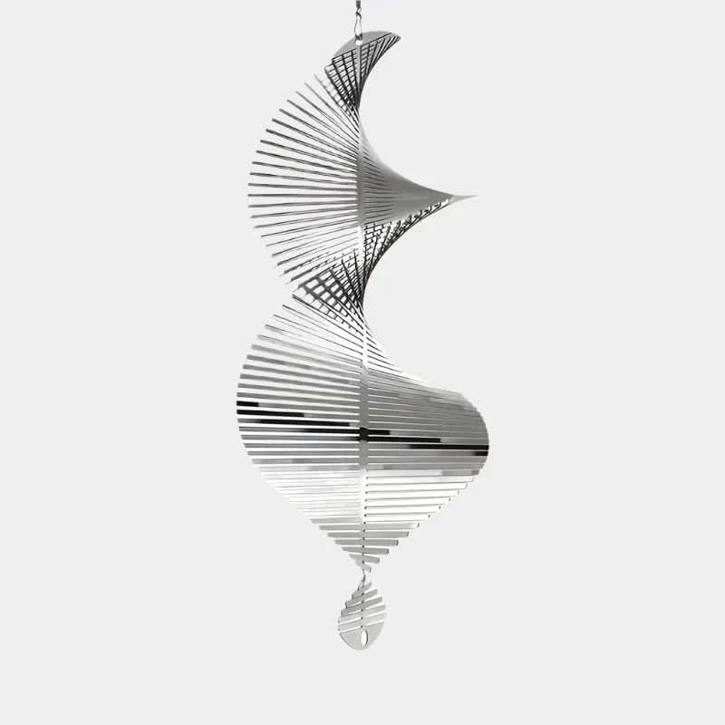 Havespinner ZephyrSpin — vinddrevet kinetisk skulptur, design med kontinuerlig rotation