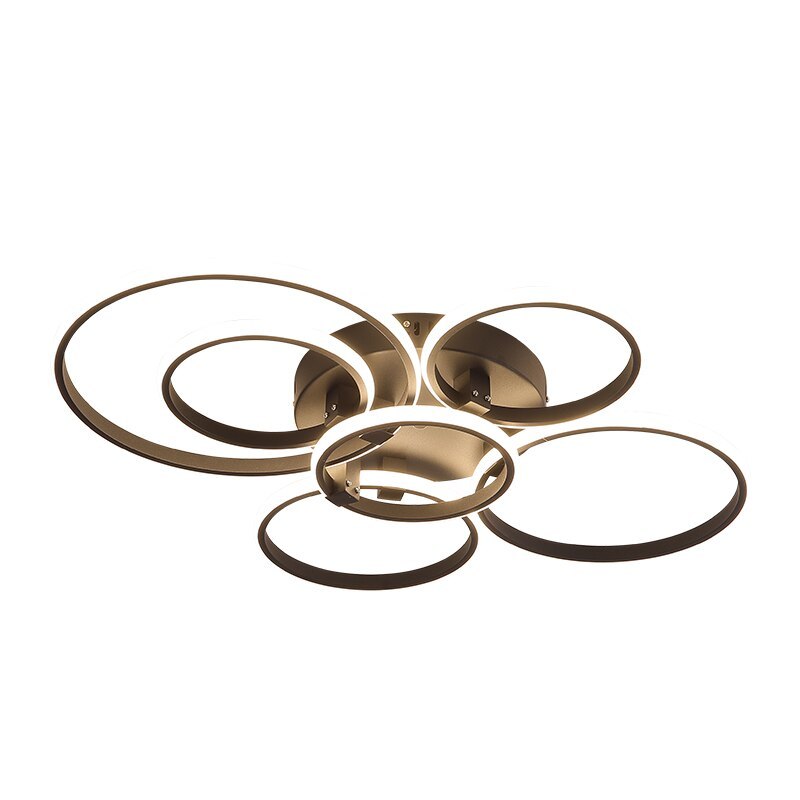 Arisha LED Ceiling Light Circle Ring, Black & White | ventumra