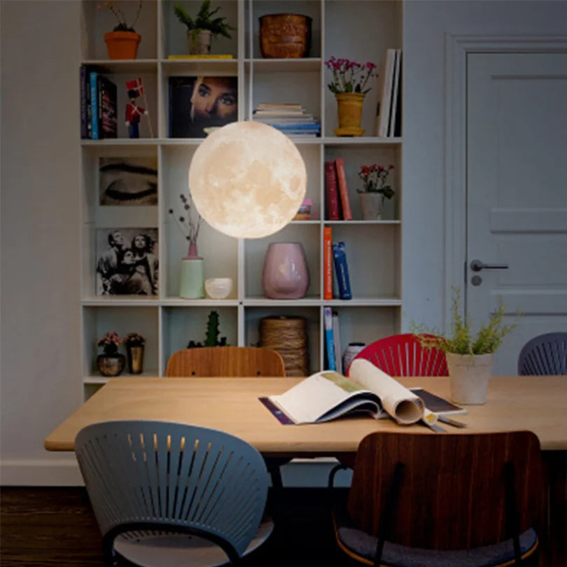 NovaSphere Moonlight Hanging Lamp Elegant Pendant Light