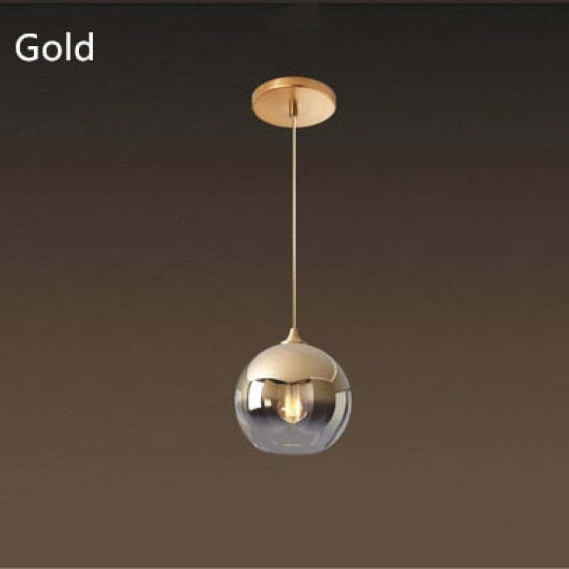 Brina Frosted Balloon Pendant Light Gradient | ventumra