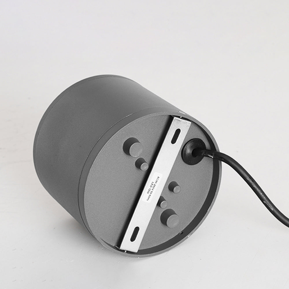 Ray Modern Black Cylindrical Flush Mount Ceiling Light Spotlight | ventumra